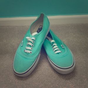 New teal Vans!